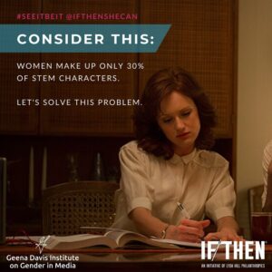 Kerry Bishé Instagram - If you can see it you can be it... Without shows like #HaltandCatchFire characters like Donna Clark wouldn’t exist. 
I’m proud to have portrayed a #womaninSTEM to show girls and young women that they can become future STEM leaders themselves.

Women only make up 30% of STEM characters on the screen, my friends at The Geena Davis Institute @GDIGM want to change this. #seeitbeit #ifthenshecan @gdigm

As a content creator you have the power to shape the world of what girls see is possible for themselves. Together we can create more Donna Clark’s. YOU can take action by joining The Geena Davis Institute team or signing up for their Character Toolkits and newsletter to find out how you can help portray women in STEM through your content. https://seejane.org/consider-this/