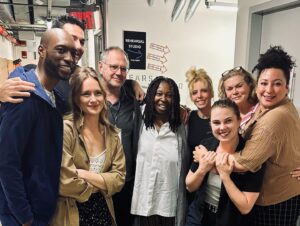 Kerry Bishé Instagram - Whoopi loves it too. #thefears