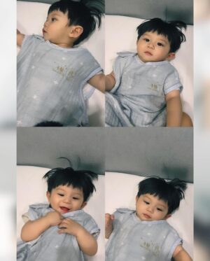 Kerstin Chan Instagram - 一打一過夜的那天總算是來了（抖
爸爸明天有任務在身準備出遠門
希望這隻正值睡眠倒退期的小可愛乖乖配合
不要半夜爬起床開趴
能穩定睡過夜 不要太為難媽媽(〃´-`〃)♡