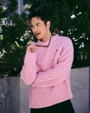 Kevin Cheng Instagram - 老婆揀咗粉紅色俾我🩷
好睇嗎？

👚 @lanecrawford