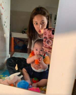 Kevin Cheng Instagram - And just like that I became a mother of three boys 🥹❤️

I can go on and on about how many times my heart felt so full simply by having them by my side. 
Or how I’m constantly touched by their purity and gentle love towards life and each other 💛
And not to forget how they drive me crazy but even the darkest eye circles are worth seeing them grow up strong and well
And needless to say, I would and will do anything to keep them safe from harm and hurt. 🥺

To every Mother who gives their kids their WHOLE WORLD, thank you—and Happy Mother’s Day 💗🥹