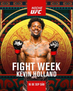 Kevin Holland Instagram - Follow me and @dustingutkowskirr podcast for a chance at 2 free tickets to my fight this weekend @realeyesrecognizepodcast 🙏🏿 
#ufcfightnight #noche #boca #el #grande #taco #truck #4thewin
