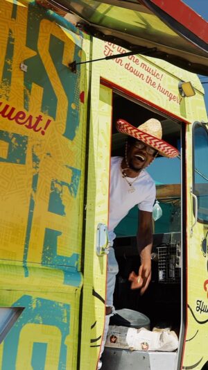 Kevin Holland Instagram - It’s taco Tuesday and I got my taco 🌮 truck 
Appreciate the @ufc 
#hispanicindependenceday #big #truck #imon #lfg #tacotuesday 
🎥 @kosythousand
