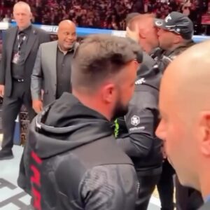 Kevin Holland Instagram - First and foremost @dc_mma you have the best poker face of all time…. Me and you vs anyone in black jack!!!
 Second it’s official Strickland won the fight!
#wtfmemes #bucko #trippin #where #tf #his #girl At 🤦🏿‍♂️
