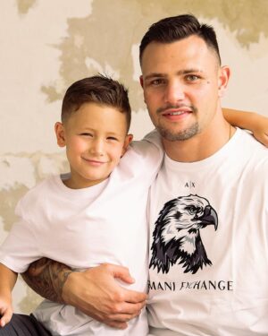 Kevin Lerena Instagram - My number 1 Supporter ❤️ Grateful for you my boy