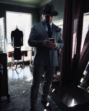 Kevin Lerena Instagram - Let your attire speak volumes 📣 A well-tailored suit is to women what lingerie is to men ! Big day today the HWB Durban July 🏇 Dressed by the best @frankbespoke