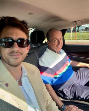 Kevin McHale Instagram - Happy Father’s Day to Daddio! Got to go to the @vp’s Pride event this week in DC and he was a hit! The rest of the week people just kept talking about him - per usual. King Cale, the life of the party, the man who can befriend a brick wall. 

*fun fact/ rumor but I like it: this is the first even held at the newly expanded outdoor area. The $ was initially put aside for the expansion by the last VP. So the first event was a Pride event and the first time a drag queen performed at the residence - @66wind99! Poetic. 🌈 

Thank you @shanewjordan & @drrickhendrix for including us in this special event. And thank you to everyone who was so kind to my dad, he hasn’t stopped talking about meeting so many wonderful people!