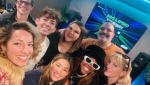 Kevin McHale Instagram - We got to spend the day together with Naya’s voice blasting through the speakers, surrounded by that voice! Ugh, her voice. There’s just nothing better. 

Thank you for letting us take over your studio, @harmonysamuels and thanks for leading the way, @msamberpriley. We wanted to handle “Prayer For The Broken” with care, making sure not 1 vocal of Naya’s was touched. When @msamberpriley went into the booth and sang a harmony in the second verse we all stopped and looked at each other - hearing them together again, for a brief moment the smiles we’d slapped on to get through the day broke. The world is a better place because Naya was in it and we all got to bear witness to her incredible gifts.

Thank you to @isaachasson1 & @lindyrobbins123 who made such an incredible song and have agreed to donate all of their proceeds to @alexandriahousela. May her legacy live on in all of us and each time you blast her music, watch a scene, or share a memory ♥️ Merry Snixxmas! Links in bio to stream and to donate to @alexandriahousela!

A HUGE thank you to all of those who donated their time and talents to make this all come together:
“Prayer For The Broken”
Producer & writer: @isaachasson1 
Writer: @lindyrobbins123 
Engineer: @itsfrankturbo 
Master: @masteredbyjoebozzi 
Studio: @harmonysamuels 

Video content shot by: @alexroselang 
Edited by: @justinthorneme 

Cover art: @solmaz_saberi 
Logo: @heylazyboys 

And an extra special thank you to @isaacstartime, @jrregisford & @matthodgson2007 for putting all the pieces together!
