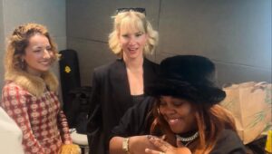 Kevin McHale Instagram - We got to spend the day together with Naya’s voice blasting through the speakers, surrounded by that voice! Ugh, her voice. There’s just nothing better. 

Thank you for letting us take over your studio, @harmonysamuels and thanks for leading the way, @msamberpriley. We wanted to handle “Prayer For The Broken” with care, making sure not 1 vocal of Naya’s was touched. When @msamberpriley went into the booth and sang a harmony in the second verse we all stopped and looked at each other - hearing them together again, for a brief moment the smiles we’d slapped on to get through the day broke. The world is a better place because Naya was in it and we all got to bear witness to her incredible gifts.

Thank you to @isaachasson1 & @lindyrobbins123 who made such an incredible song and have agreed to donate all of their proceeds to @alexandriahousela. May her legacy live on in all of us and each time you blast her music, watch a scene, or share a memory ♥️ Merry Snixxmas! Links in bio to stream and to donate to @alexandriahousela!

A HUGE thank you to all of those who donated their time and talents to make this all come together:
“Prayer For The Broken”
Producer & writer: @isaachasson1 
Writer: @lindyrobbins123 
Engineer: @itsfrankturbo 
Master: @masteredbyjoebozzi 
Studio: @harmonysamuels 

Video content shot by: @alexroselang 
Edited by: @justinthorneme 

Cover art: @solmaz_saberi 
Logo: @heylazyboys 

And an extra special thank you to @isaacstartime, @jrregisford & @matthodgson2007 for putting all the pieces together!