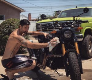 Kevin McNamara Instagram - Washing motorcycles and 4X4s on the 5th of July... what’s more American than that?... go ahead I’ll wait...
•
(Is Freedom under fire?)
•
#happybirthdayamerica #America #American #indianmotorcycle #moto #motorcycle #motorcycles #ride #freedom #free #4x4 #Ford #Pickup #flareside #f150