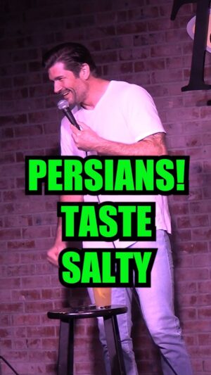 Kevin McNamara Instagram - When the Persian guy in the audience agrees you can’t deny it!!! 😂😂😂
•
#standupcomedy #comedy #funny #crowdwork #standup #funnyvideo #comedian #funnyguys 
•
TAG YOUR FAVORITE PERSIAN