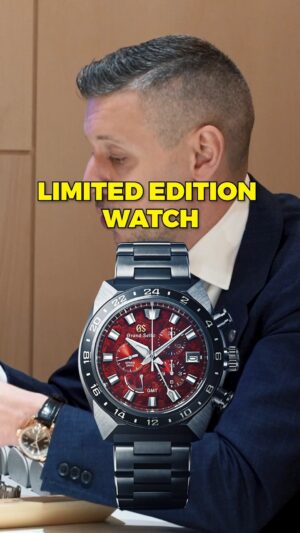 Kevin O'Leary Instagram - You’ve got to pay attention to the Grand Seiko “SPGC275." Its dial isn't just a dial; it’s a chameleon with an optical multi-layer coating that changes colors depending on the light!

This timepiece is a tribute to the strength of a lion and the breathtaking Shinshu sunrise over the Hotaka mountains. 
Watch full video on youtube.com/kevinoleary

#grandseiko #wonderfulwatches #timepiece