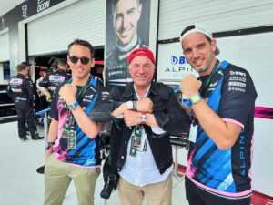 Kevin O'Leary Instagram - Hanging with the @moserwatches dudes in the @alpinef1team @f1 team for the big race!