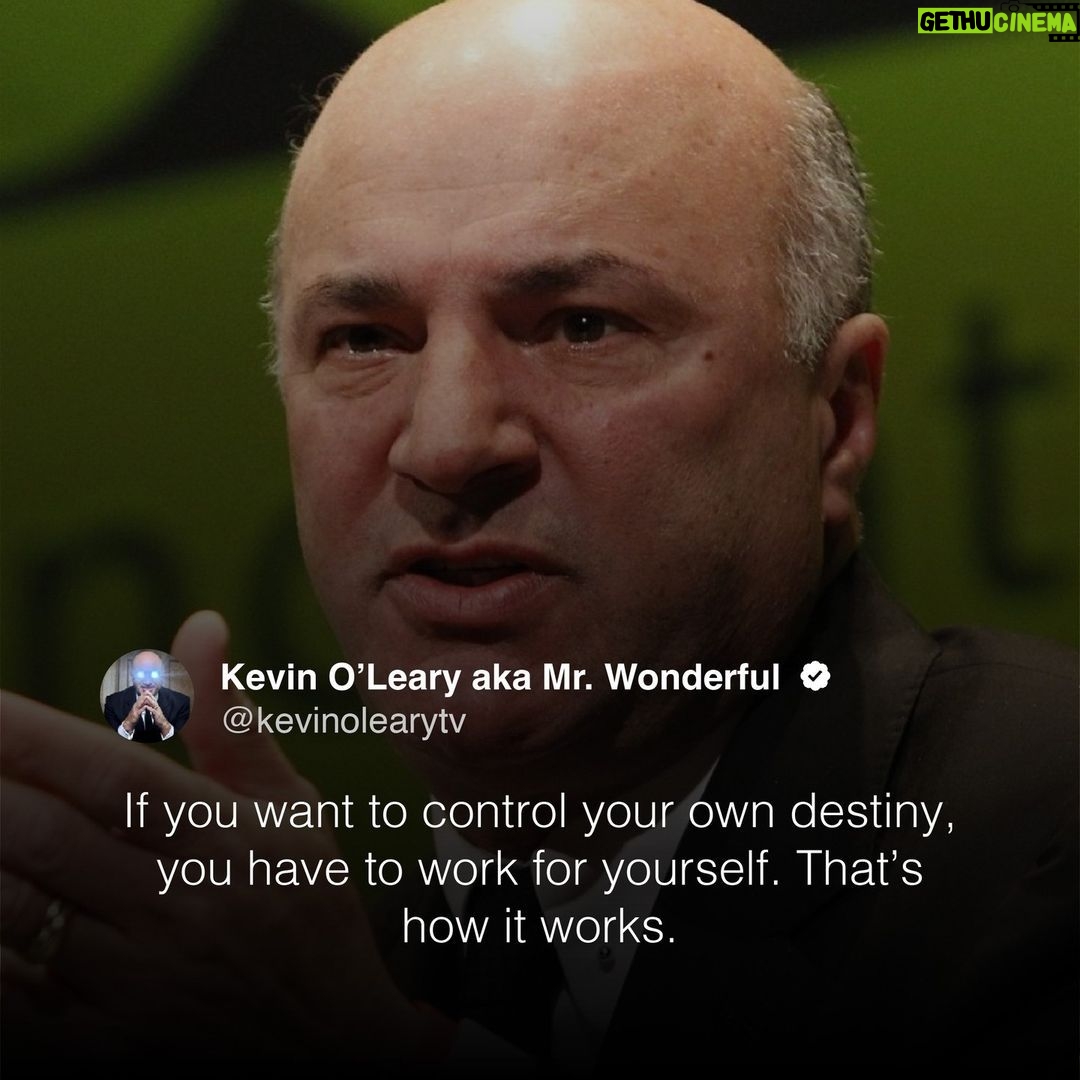 Kevin O'Leary - 3.8K Likes - Embracing entrepreneurship means embracing the ultimate freedomācontrol over your own destiny. No one holds a monopoly on great ideas. It's up to you to bring yours to life. That's the beauty of being your own boss.