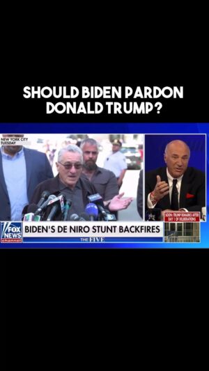 Kevin O'Leary Instagram - What Biden should do is pardon Trump the moment he gets convicted of any of those charges. Half the country thinks this is a politically motivated prosecution and this would lift Biden out of the garbage he’s involved in with this kind of De Niro stuff. Let's debate on the merits of policy!