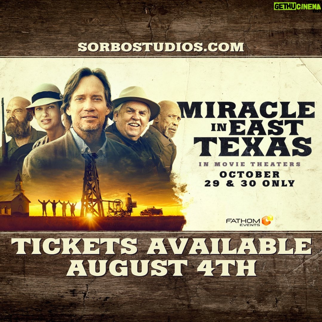 Kevin Sorbo - 2.5K Likes - Miracle in East Texas hits theaters this fall & tickets are available Friday, August 4. Click the link in our bio for more info.
#MiracleInEastTexas #MiracleInEastTexasMovie #SorboStudios #KevinSorbo #SamSorbo #Petroleum #OilAndGas #OilField #Oil #OilAndGasLife #OilAndGasIndustry #OilPatch #Drilling #OilMan #Hollywood, #Film #Movie #Texas #Cinema #MiET #FreedomFuel #MiracleMovie