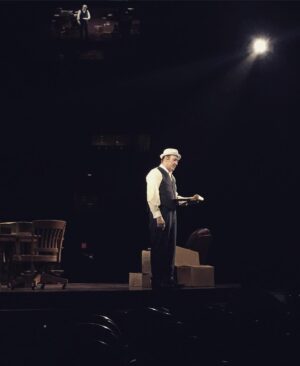 Kevin Spacey Instagram - ‪Just finished my first run through for Darrow. Arthur Ashe Stadium is now an intimate theatre! See you thurs night (link in bio)