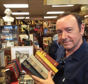Kevin Spacey Instagram - #BookHeaven at Caravan Book Store in #dtla
