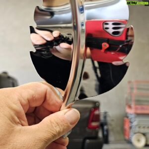 Kevin Stones Instagram - The first round of 400 polished stainless steel leaves are here. I'm making various sizes about 4000 in all. Then we will get busy with our new Baileigh Industrial bead roller to get all the veins rolled into them.. big job ahead, but thanks to Baileigh Industrial, we have the right tools to get the job done.
@baileigh_industrial #baileigharmy 
#mountsinaihospital 
#treeoflife 
#ikonickmotors
