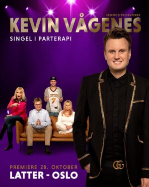 Kevin Vågenes Instagram - Dette skjer!!😱 Mitt første soloshow har premiere på Latter høsten 2020. Jeg gleder meg, og håper DU har lyst til å komme.😃 Link til billetter i bio 🕺🏻