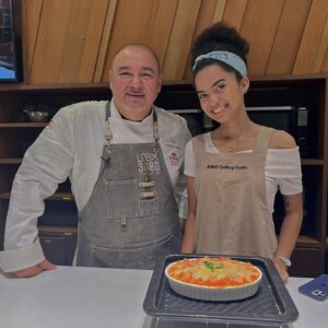 Kezia Caroline Instagram - COOKING IS WHERE LOVE AND
CREATIVITY MEET🧡🍝 #gnocchi #italianfood

Thank you @chef_salvatore_cuomo for having us.

@okuzonohospitalitygroup @casacuomo.id @abccookingstudio_id
