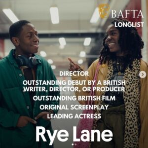 Kharmel Cochrane Instagram - So delighted to see Rye Lane included in various categories in the BAFTA longlist ❤️