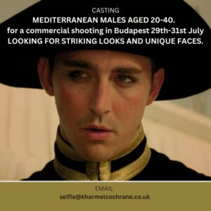 Kharmel Cochrane Instagram - CASTING CALL | Looking for various roles for an upcoming commercial shooting in Budapest from 29th - 31st July. 

Should have striking looks and unique faces! 

If interested, please email selfie@kharmelcochrane.co.uk with your name, where you are based and a recent photo!