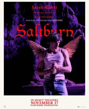 Kharmel Cochrane Instagram - Barry Keoghan is Oliver.
Jacob Elordi is Felix.
Rosamund Pike is Elspeth.
Richard E. Grant is Sir James.
Alison Oliver is Venetia.
Archie Madekwe is Farleigh.

Saltburn is in select theatre November 17 and everywhere thanksgiving.
