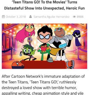 Khary Payton Instagram - UPDATE: #7!  Teen Titans Go To The Movies! is #8 on Netflix so go watch it and laugh your little butts off!! To commemorate the moment, here is one of my favorite reviews by someone who despite the fact that our SHOW apparently ruined and destroyed their childhood could not help but say our MOVIE is one of the best films of the year! 😂 We’ll get you all eventually! #TeenTitansGo #TeenTitans #TitansTogether #TitansForever