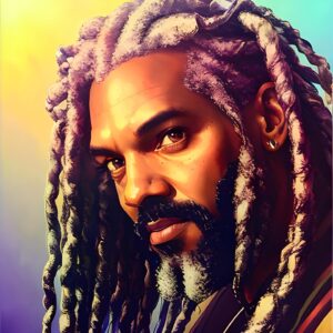 Khary Payton Instagram - Had to try it. 😅 Support the flesh and blood artists too though. These are fun but they’re missing emotionality. Hard to get that in a mash up. Good motivation to work that core tho! #kingezekiel #cyborg #twd #teentitans