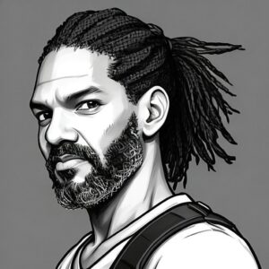 Khary Payton Instagram - Had to try it. 😅 Support the flesh and blood artists too though. These are fun but they’re missing emotionality. Hard to get that in a mash up. Good motivation to work that core tho! #kingezekiel #cyborg #twd #teentitans