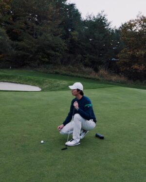 Ki Do-hun Instagram - I love golf and thank you #greencup  My brand #wideangle