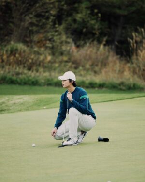 Ki Do-hun Instagram - I love golf and thank you #greencup  My brand #wideangle