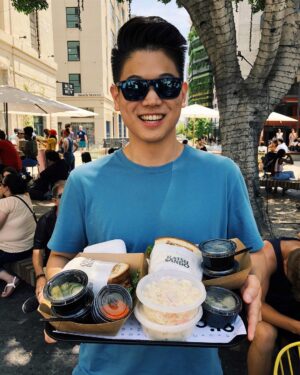 Ki Hong Lee Instagram - I’m loving @katsu.sando at @smorgasburgla Might have to go again this Sunday! #katsusando