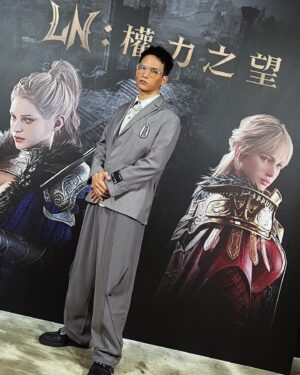 Ki-pin Ng Instagram - 第一次擔任遊戲代言人出席發表會，
很開心又跟大家見面了一下下😎 

《權力之望 LORDNINE》 

怎麼7/12才開放下載，
真的很想玩⋯

今天直接親口跟遊戲製作人要虛幣虛寶，
他笑而不答。

#權力之望