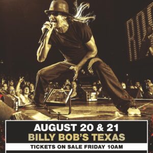 Kid Rock Instagram - 8.20 & 8.21 Fort Worth, TX @ Billy Bob’s Texas
Fan Presale: Wed 5.19 10am CT- Thurs 5.20 10pm CT (pw: KR2021)
Onsale: Fri 5.21 @ 10am CT
Tix: https://billybobstexas.com/