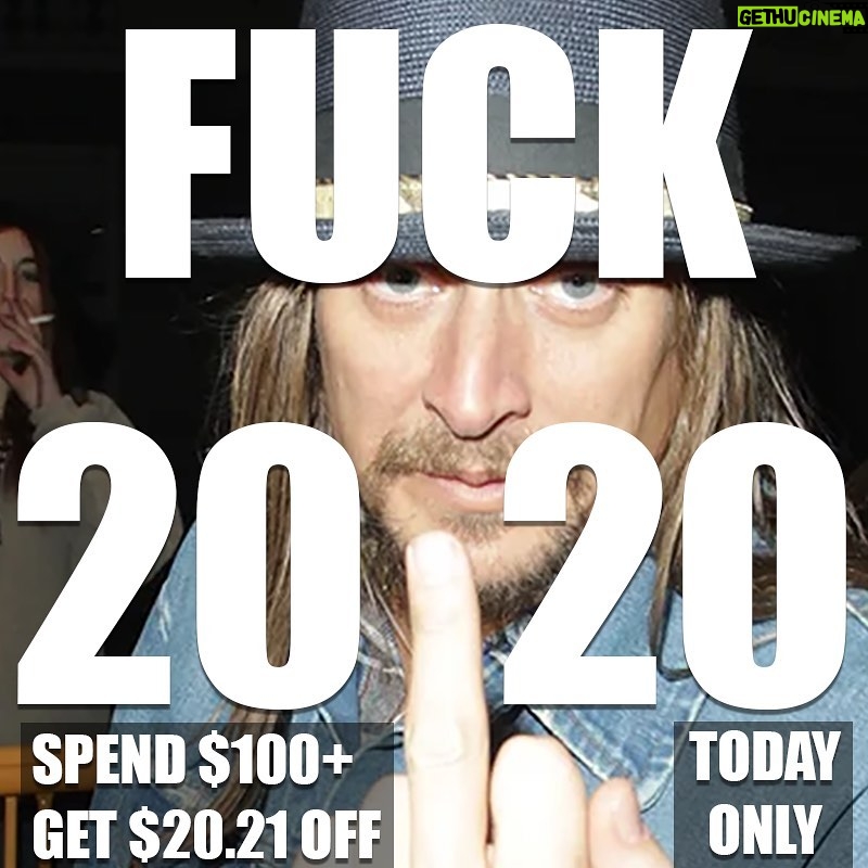 Kid Rock - 28.8K Likes - Fuck 2020 Sale!!!
Any orders over $100 get $20.21 off. -Link to Store in bio-