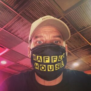 Kid Rock Instagram - My mask game is getting strong! 💪 And I can also shop in Wal Mart for hours uninterrupted these days! #halffull 😜  Make the best of this bullshit and have a great weekend everybody - Kid Rock

(Pic #2)
PS, this guy was so ahead of his time! 🤣