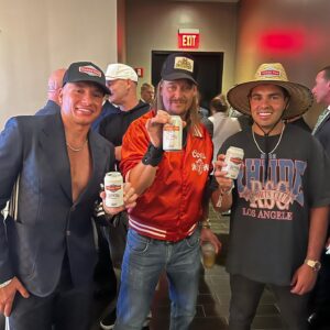 Kid Rock Instagram - Fight night with some @happydad 🍇