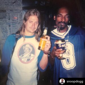 Kid Rock Instagram - Who don’t love Snoop?! All love homeslice. Love ya like cornflakes @snoopdogg. 
Posted @withregram • @snoopdogg Until tommoro. @kidrock