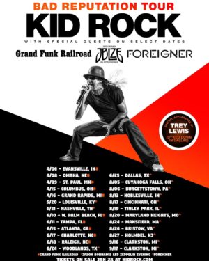 Kid Rock Instagram - Bad Reputation Tour with special guests you don’t want to miss!