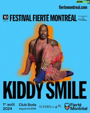 Kiddy Smile Instagram - Kiddy Smile, la tête d’affiche de la soirée Supernature🔥
 
DJ, icône LGBT et membre du jury de Drag Race France, il s’est révélé avec son premier album, One Trick Pony (2018), et a enchaîné les performances remarquées.
 
Au printemps 2022, il est de retour avec un nouvel EP, marquant un tournant club dans sa carrière avec des collaborations de renom telles que Honey Dijon et Planningtorock💥
 
Le 1er août prochain, c’est à Montréal qu’il viendra charmer son public lors de la soirée Supernature, le tout accompagné de près d’une dizaine d’artistes toustes aussi flamboyant·e·s 🤩

-
 
Kiddy Smile, the headline act of the Supernature evening🔥
 
DJ, LGBT icon, and judge on Drag Race France, he made his mark with his debut album, One Trick Pony (2018), and has since delivered standout performances.
 
In spring 2022, he returned with a new EP, marking a club-oriented turn in his career with notable collaborations including Honey Dijon and Planningtorock💥
 
On August 1st, he will charm his audience in Montreal at the Supernature event, joined by nearly a ten equally flamboyant artists 🤩