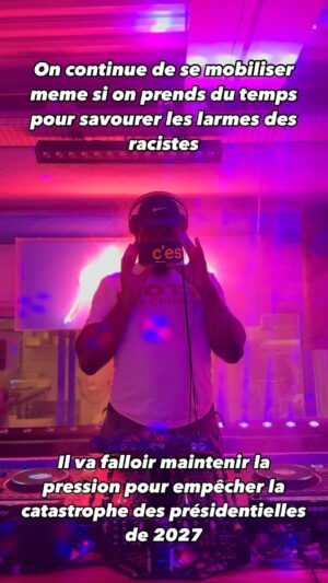 Kiddy Smile Instagram - Je ne veux pas casser l’ambiance mais n’oublions pas que même si on a fait barrage, le Rassemblement National n’a jamais fait un aussi grand bond dans ses élus qu’hier.
