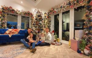 Kieron Richardson Instagram - Christmas tree day in our house,always early but we love it thanks @lmalison2011 another triumph 🎄🎄🎄