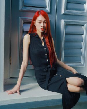 Kiki Lim Instagram - My always mood after dying red hair ❤️‍🔥