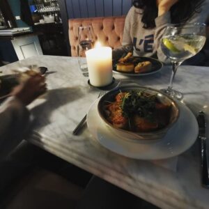 Kim Adis Instagram - Thursday throwback appreciation to good friends and good food/cocktails! 💛✨