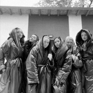 Kim Adis Instagram - 🎬 Throwback to last year, when we were blessed to get employed during lockdown and flew to Romania for an indie feature based on a true story.   We got these proper cool warm coats! Took some of us a couple of trys to get that serious resting bitch face right... 🤣😎 #alexanderwang #fashionbaby
