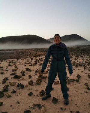 Kim Adis Instagram - How beautiful is the Canaries? It looks like we're in planet Mars! EPISODE 3 IS OUT! #FOUNDATION @APPLETV 🚀💙✨