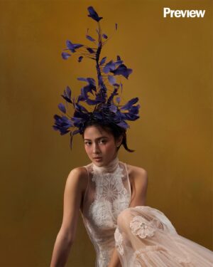 Kim Chiu Instagram - With the success of her last series, the question lingers once again in a fast-paced industry. What is next for #KimChiu? This is a query that Kim has answered before, and each time, she, too, is left pleasantly surprised, years after her debut in showbiz.

“Kung kinakabahan ka and natatakot ka, that’s when you grow. If it’s not in your comfort zone, then that’s you leveling up from your normal self,” she mused. “Sa 18 years ko in the industry, may i-gogrow pa pala.”

Read the cover story in our link in bio.
#PreviewLovesKim #PreviewXKim

(1) Kim wears a custom lace top and skirt by @maligayaclothingco and a tulle dress by @marcrancy.
(2) Kim wears @maisonglarino woven corset by @jaggyglarino, bodysuit @stephverano_, and heels by @plngke.
(3) Kim wears a headpiece by @nericbeltran.

Produced and Styled by the Preview Team
Photographer: @kojiarboleda, assisted by @joeyalvero and @jvrabano
Creative Direction: @bacsarcebal
Editor-in-Chief: @itsmarjramos
Production: @heyrocketgirl
Fashion: @pausingh and @heyrocketgirl
Beauty Direction: @ishafojas
Makeup: @jakegalvez
Hair: @carloroblico
Nails: @mimsqiu
Set and Production Design: @rocketsets
Story: @katfromjupiter
Video Direction: @janajodloman
Videographers: @jinooftheworld and @dragon_grex
Social Media: @itsjamiebriones
Studio: @rocketsets
Special thanks to @cupi.ph