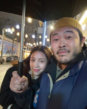 Kim Ki-bang Instagram - .
비오는 어느날 가로수길~
좋다~~~~❤️
.
#짝꿍
